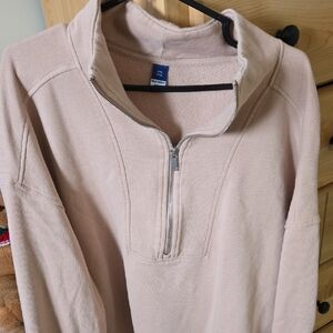 Old Navy Half-Zip Turtleneck Sweater - Light Pink